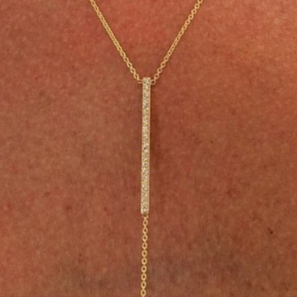 ZOE CHICCO DIAMOND LARIAT - Picture 3 of 9
